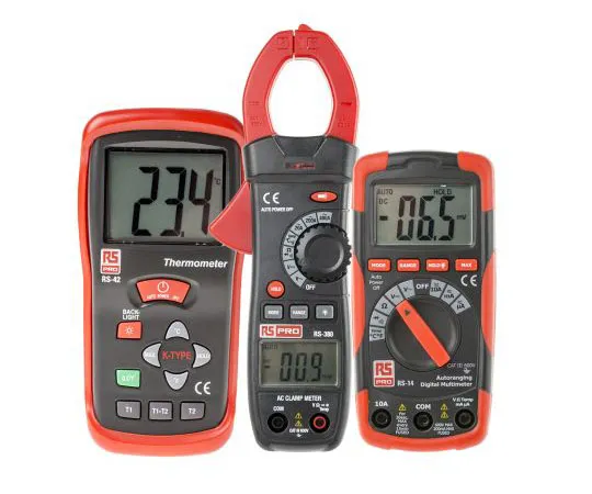 63-4691-53　RS PRORS14数字万用表，RS380压力表，RS42数字温度计万用表套件　144-6601