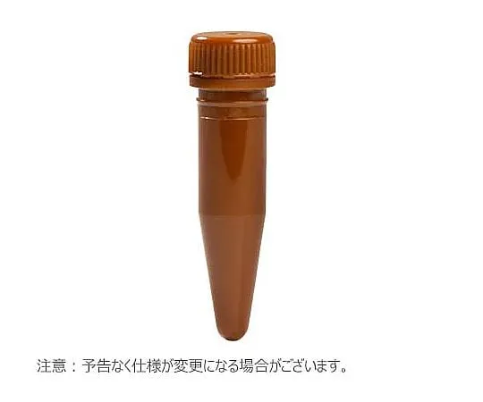 65-3777-27　Micro Tube Screw Cap 1.5 ml Brown (Separate Package) 1 Set (500 pcs x 10 pcs)　3464A