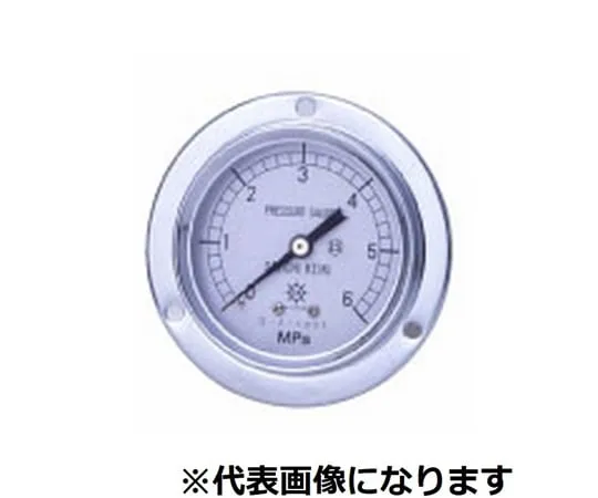 65-3617-26　HNT General-Purpose Coupled Meter D Type φ60 R1/4 -0.1~0.1MPA　FDUR14-600.1-0.1MPA