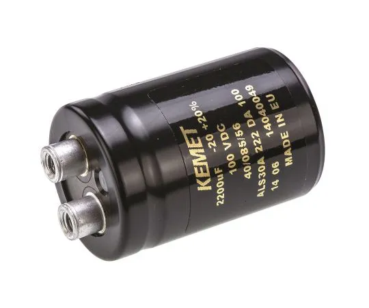 63-4778-13　凯美特2200μF100V直流电解铝电容器，底盘安装36 x 52 mm+85°C 36 mm 52 mm　ALS30A222DA100