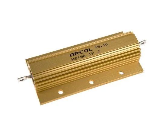 63-4758-91　ArcolHS150系列铝合金厚板轴向线材贴装电阻，1kΩ±5% 150W　HS150 1K J