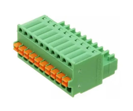 63-4831-27　Phoenix联系FK-MC0.5/10-ST-2.5无熔断端子座，10路/极，26→20 AWG,尼龙，100 V女性　1881406