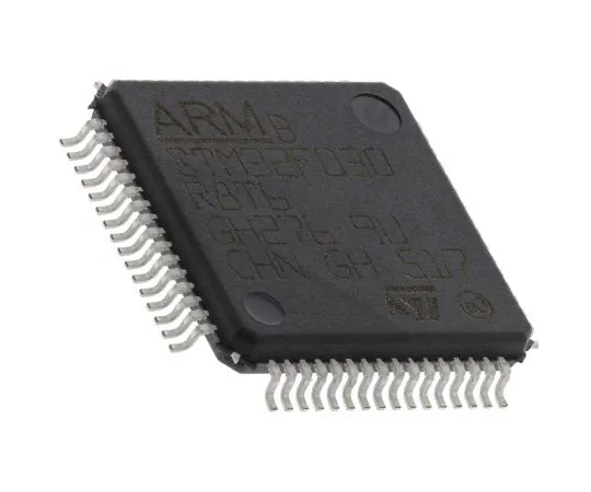 63-5107-62　意法半导体STM32F030R8T6, 32位ARM Cortex M0微控制器，48MHz, 64 kB闪存，64-PinLQFP　STM32F030R8T6