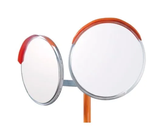 62-6115-56　［Discontinued］Curve Mirror 600 mmφ/W with Pole　869-20