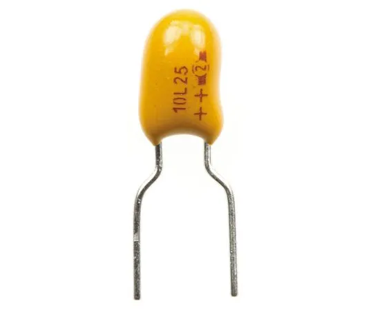 63-4959-52　Vishay钽电容器10μF25Vdc MnO2固体±20%耐受性489D系列　489D106X0025D6VE3