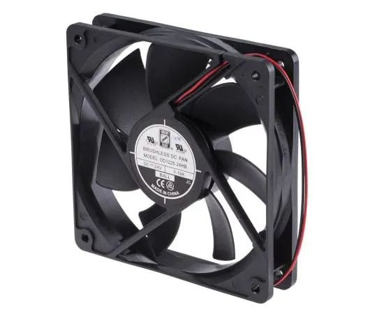 63-4867-67　RS PRO轴向风扇120 x 120 x 25 mm, 89 cfm, 5 W, 24 V直流　541-5362