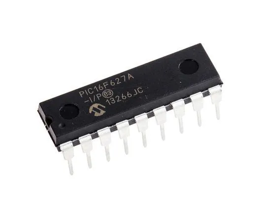 63-4895-64　单片机PIC16F627A-I/P,8位PIC单片机，20MHz, 1024 x 14字，128 B闪存，18PinPDIP　PIC16F627A-I/P