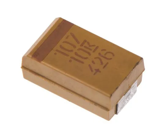 63-4863-77　凯美特钽电容器100μF10Vdc MnO 2固体±10%耐受性T491系列　T491D107K010AT