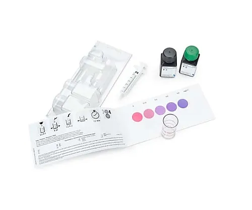 61-0315-89　M Color Test (TM) Fluoride Test (Blister Pack) 测量原则:比色分析 (使用比色卡) 0-0.15-0.3-0.5-0.8mg/L F Mcolortest (TM) 118771 1ST　1.18771.0001