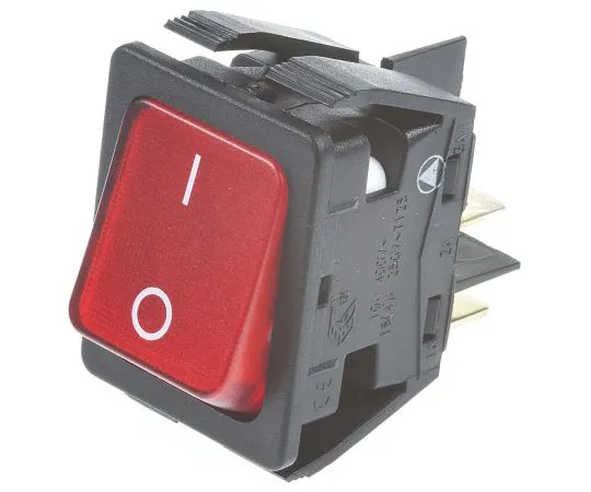 63-5052-18　Arcolectric Double Pole Single Throw (DPST) ，Latching Rocker开关面板安装　C6053ALNAEB
