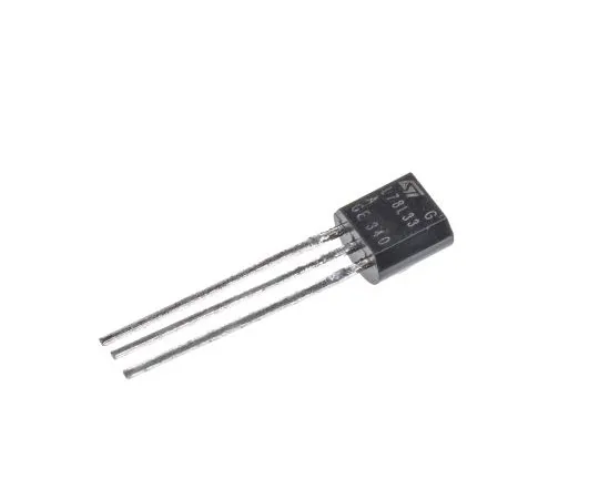 63-4962-01　意法半导体，3.3 V线性稳压器，100mA,1通道，±5% 3引脚，TO-92L78L33ACZ　L78L33ACZ