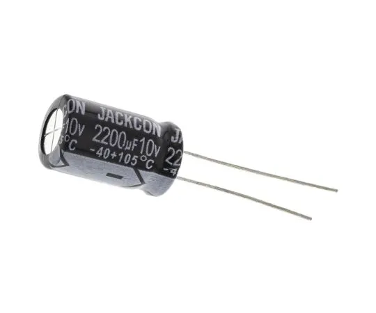 63-4997-82　RS PRO 2200μF10V直流铝电解电容器，通孔10 (Dia。)x 17mm+105°10mm 5mm 17mm　711-0860