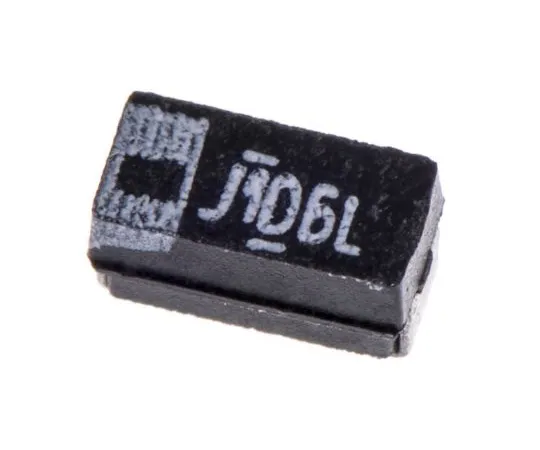 63-4959-13　Vishay钽电容器10μF 6.3V dc MnO2固体±10%耐受性293D系列　293D106X96R3A2TE3