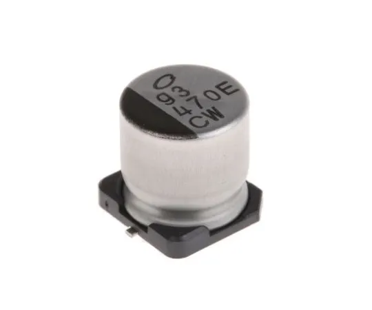 63-5006-72　Nichicon 470μF25V直流铝电解电容器，表面贴装10 (Dia。)x 10mm+105°10mm　UCW1E471MNL1GS