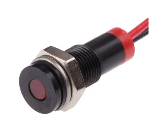63-4977-99　RS PRO红色指示器，2V直流，6毫米安装孔尺寸，导线终止，IP67　700-1842