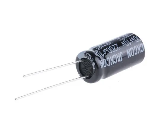 63-4997-83　RS PRO 2200μF10V直流铝电解电容器，通孔10 (Dia。)x 20mm+105°10mm 5mm 20mm　711-0864