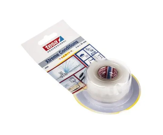 63-5078-47　Tesa Tesa 4600透明自混合胶带25mm x 3m　4600 3mx25mm