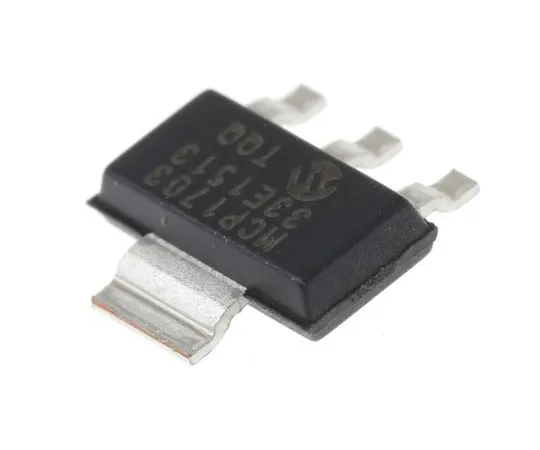 63-4934-42　微芯片MCP1703-3302E/DB, LDO调节器，250mA, 3.3 V,±2% 3+TabPin,SOT-223　MCP1703-3302E/DB
