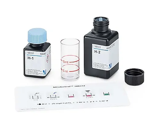 61-0304-42　M色测试 (TM) 总硬度测试测量原理:滴定分析 (使用滴瓶) Aquamerck (R) 108312 200测试　1.08312.0001