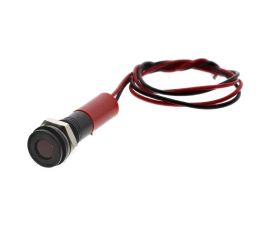 63-4978-13　RS PRO红色指示器，24 V直流，8毫米安装孔尺寸，导线终止，IP67　700-1990