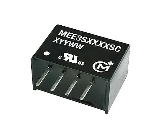 63-5053-50　村田电源解决方案MEE3 3W隔离直流-直流转换器通过孔，电压在4.5→5.5 V直流，电压输出12V　MEE3S0512SC