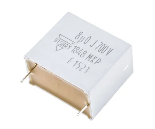 63-4958-68　Vishay 8μF聚丙烯电容器PP700V直流±5%通过孔MKP1848DC-Link系列　MKP1848580704K2