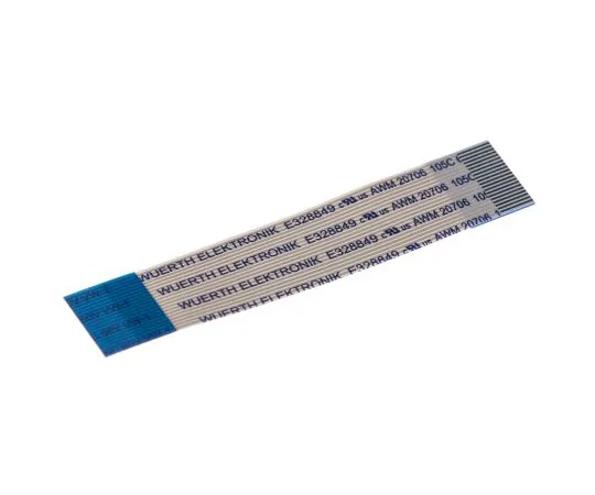 63-5077-83　Wurth Elektronik 6877 FFC跳线电缆，0.5mm间距，20路，50mm电缆长度，500 mA, 60 V交流电　687720050002