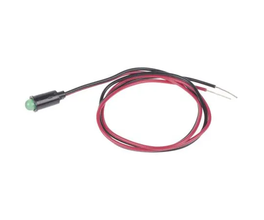 63-4867-09　Dialight绿色指示器，导线终止，2.2 V,6.4毫米安装孔尺寸　559-5201-007F