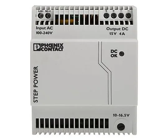 63-4927-54　Phoenix触点，STEP-PS/1AC/15DC/4PSU,15V直流输出电压，4A输出电流　2868619
