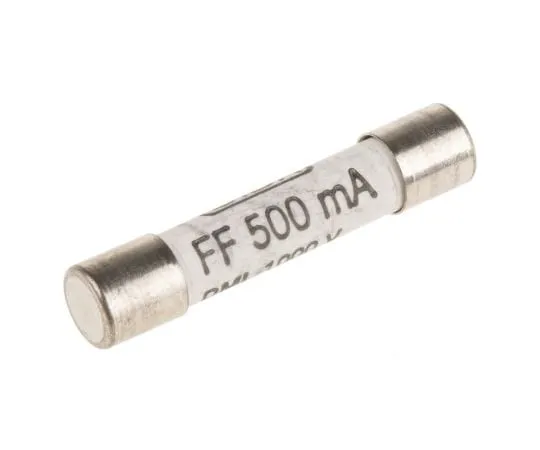 63-5036-89　SIBA,500毫安陶瓷墨盒保险丝，6.3 x 32毫米，速度FF　70-172-40/0.5A