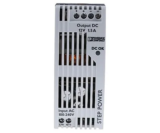 63-4992-08　Phoenix触点，STEP-PS/1AC/12DC/1.5/FL PSU,12V直流输出电压，1.5A输出电流　2868554