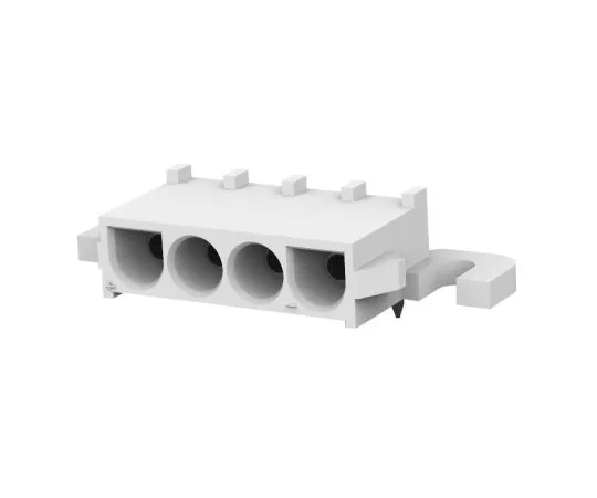 63-4950-23　TE Connectivity UniversalMATE-N-LOK系列6.35mm间距，四向直角PCB插座，通孔，焊点终止　643230-1