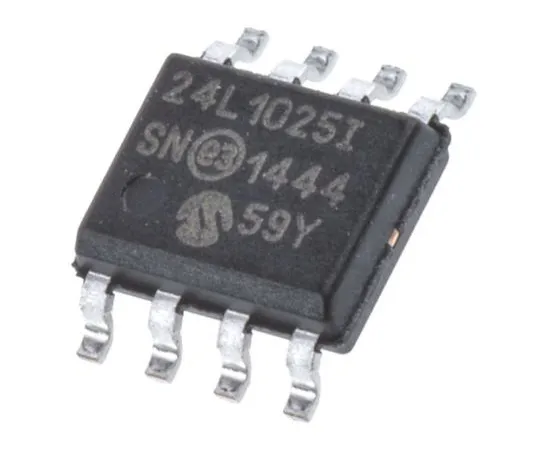 63-4964-01　Microchip24LC1025-I/SN,1Mbit Serial EEPROM内存，900ns 8针SOICSerial-2线材　24LC1025-I/SN