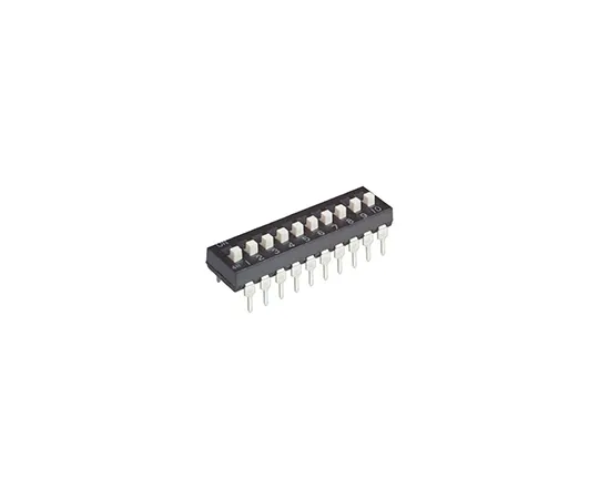 63-5049-67　10孔径DIP开关SPST,扩展，滑动执行器　1825360-6