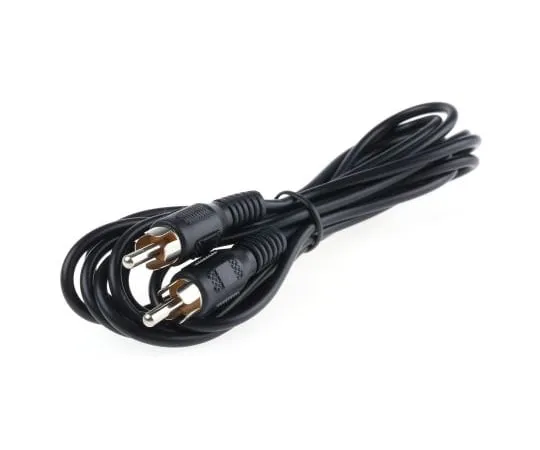 63-5047-52　RSPRO2m RCA电缆男性RCA,男性RCA,黑色　742-4292