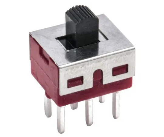63-5036-30　PCB滑动开关双极双抛 (DPDT) 开-关5 A@28 V直流顶置　734-7280