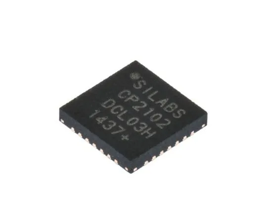 63-4858-42　Silicon LabsCP2102-GM,可编程收发器1-TRX,12Mbps,28-PinQFN　CP2102-GM