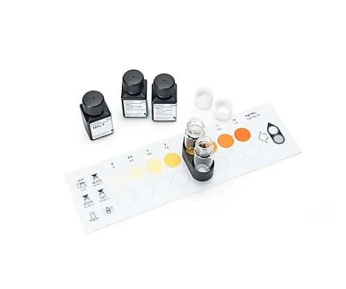 61-0303-75　M色测试 (TM) 氨测试测量原理:比色分析 (使用滑动型比色单元) ，茚三酚蓝法0.2-0.4-0.6-1-3-5mg/L NH 4+M色测试 (TM) 108024 50测试　1.08024.0001