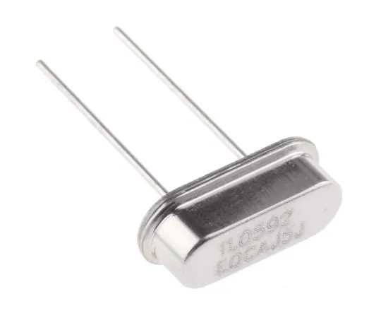 63-4972-68　欧洲石英11.0592MHz晶体±30ppmHC-49-4H2-Pin10.77 x 4.34 x 3.5mm　11.0592MHz HC49/4H/30/50/-40+85/18pF/ATF
