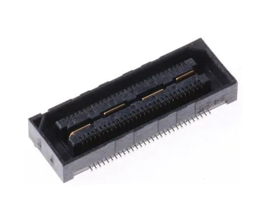 63-5082-41　Samtec QSH系列0.5mm间距60道2线直PCB插座，表面贴装，焊点终止　QSH-030-01-L-D-A