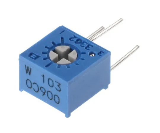 63-4851-44　10kΩ通孔微调电位器0.5W侧调节阀3362系列　3362W-1-103LF