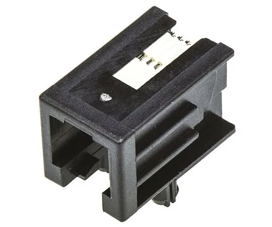 63-4892-23　TE ConnectivityCat34P4C通过孔的直角RJ22模块化插孔连接器，插座　1-1705949-1