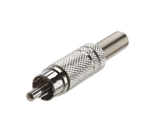 63-4877-49　RS PRO Gold Cable Mount RCA Plug with Gold Plated Contact　548-9026