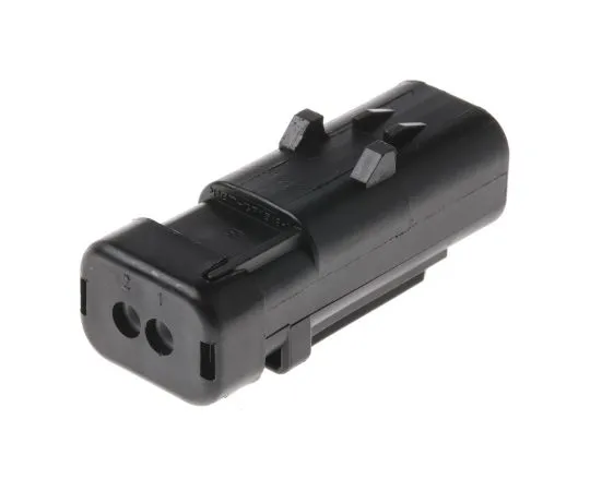 63-5028-40　TE Connectivity AMPSEAL 16系列，1列2 Way Clip Mount Plug Housing　776534-1