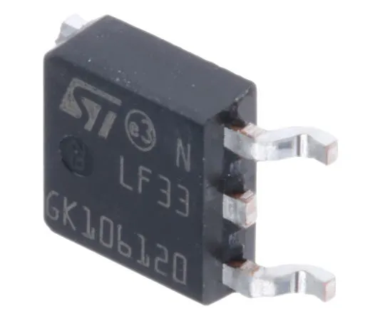 63-5004-30　意法半导体LF33CDT-TR, LDO稳压器，500mA, 3.3 V,±2% 3针，DPAK　LF33CDT-TR
