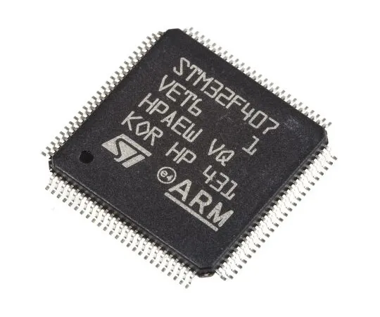 63-5050-84　意法半导体，32位ARM CortexM4F微控制器，168MHz, 512 kB闪存，100Pin LQFP　STM32F407VET6