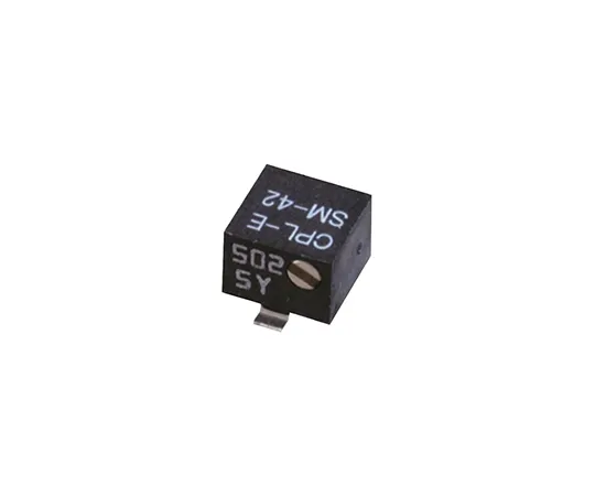 63-4880-60　Semi-Fixed Resistor 2 kΩ 0.25 W 1 Bag (5 Pieces)　SM-42B2kOhm