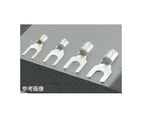 63-4885-39　JST非绝缘压痕铁锹连接器，2.6mm2至6.6mm2,12AWG至10AWG,6mm螺柱尺寸　5.5-6A
