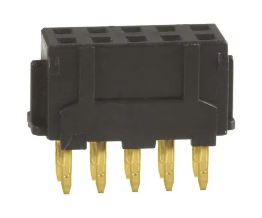 63-5078-80　广濑DF11系列2毫米间距10道2线直PCB插座，通孔，焊点终止　DF11-10DS-2DSA(06)