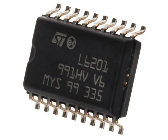 63-5004-21　意法半导体L6201,电刷驱动IC, 48 V120-Pin, SOIC　L6201